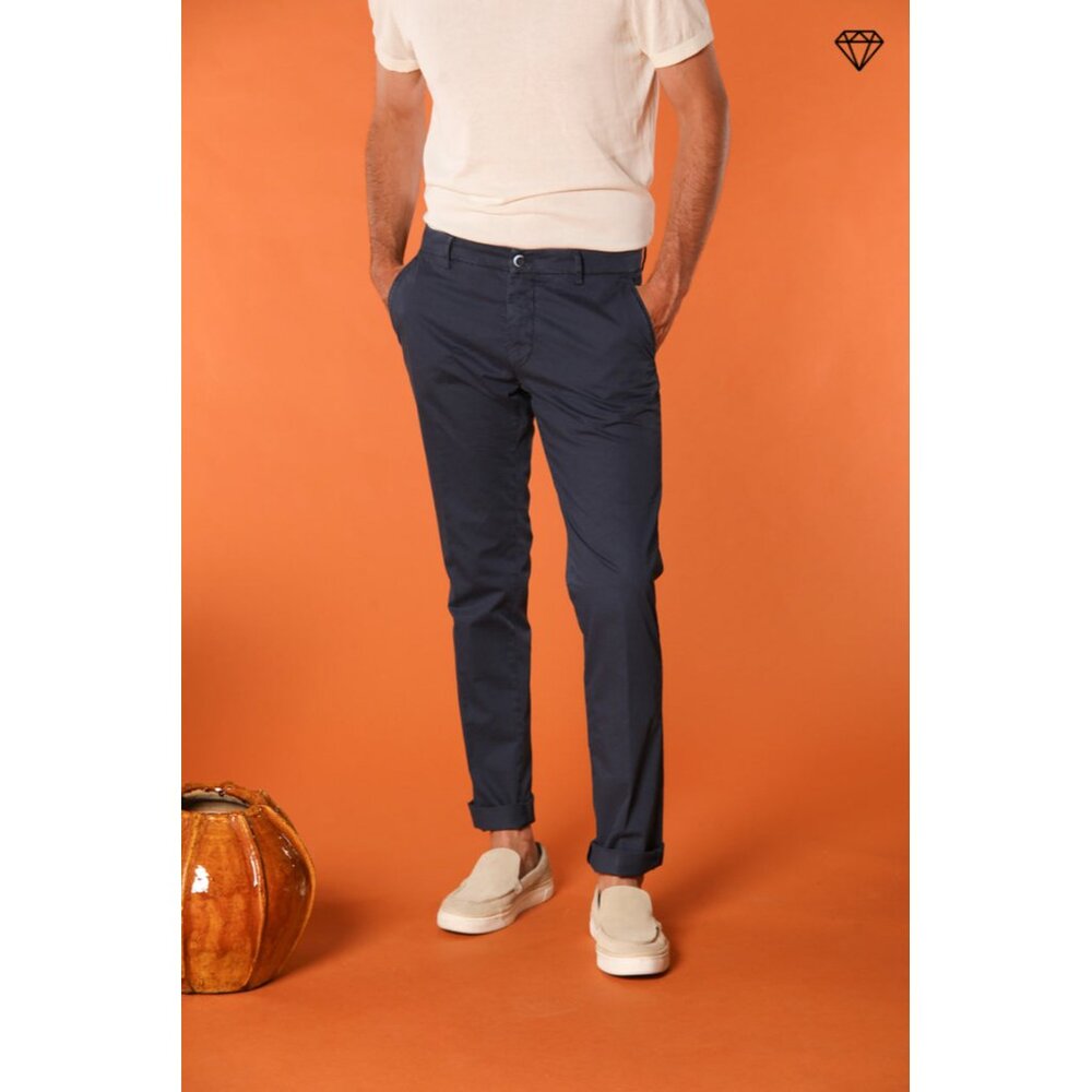 NWT Masons Italy Mens Size 40 40x36 Navy Blue Stretch Jersey Chino Pants NEW